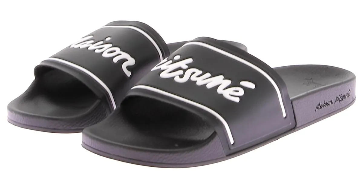 Autre Marque MAISON KITSUNE Sandalias T.EU 43 Plástico Negro 