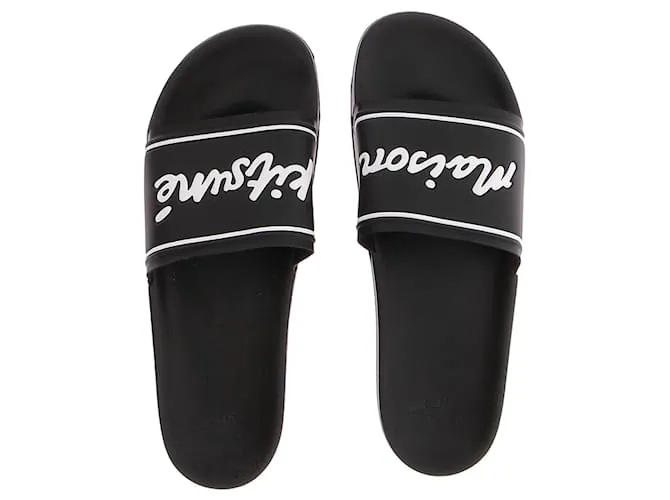 Autre Marque MAISON KITSUNE Sandalias T.EU 43 Plástico Negro 