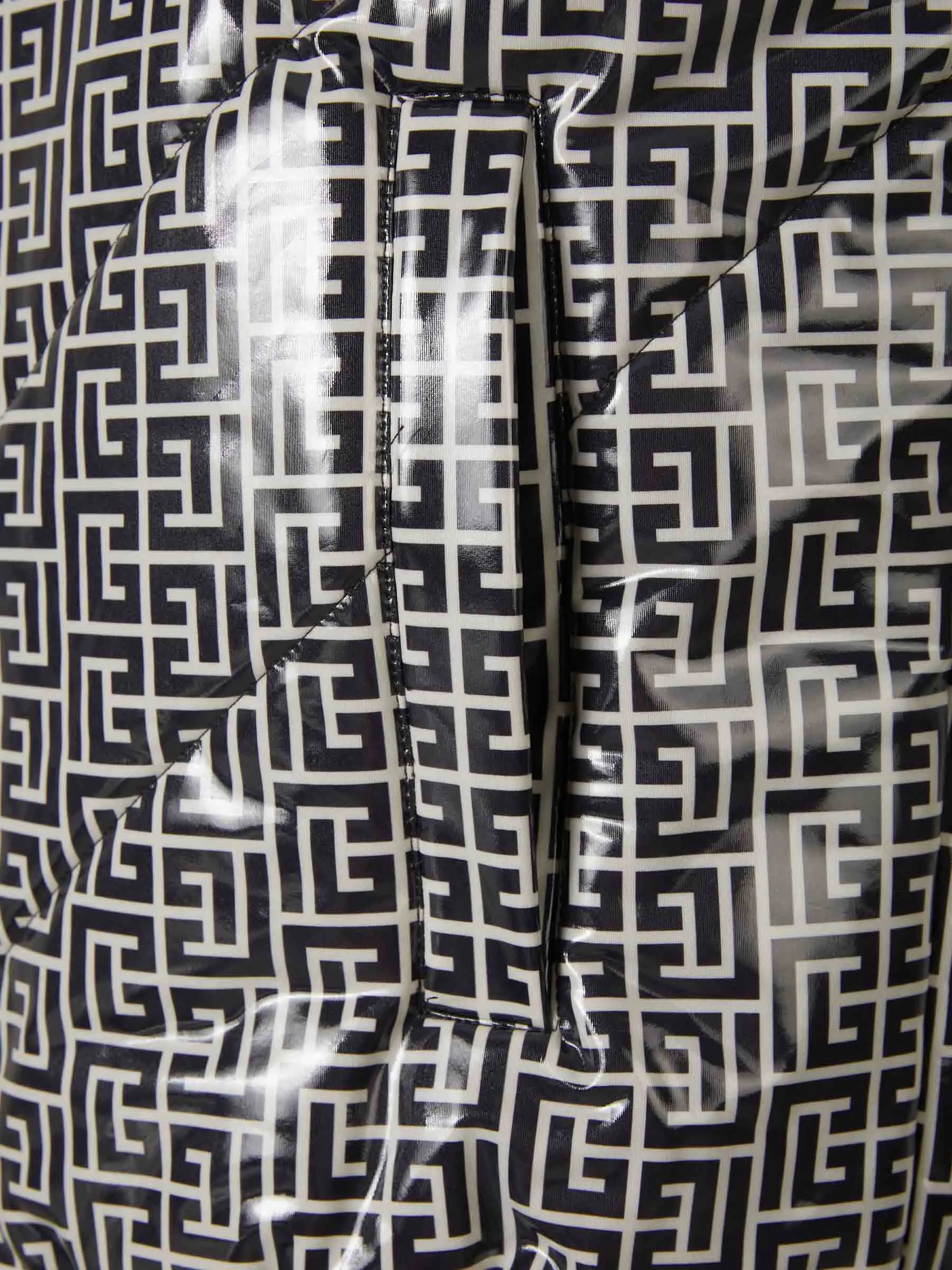 Balmain Chaleco Plumón Monograma