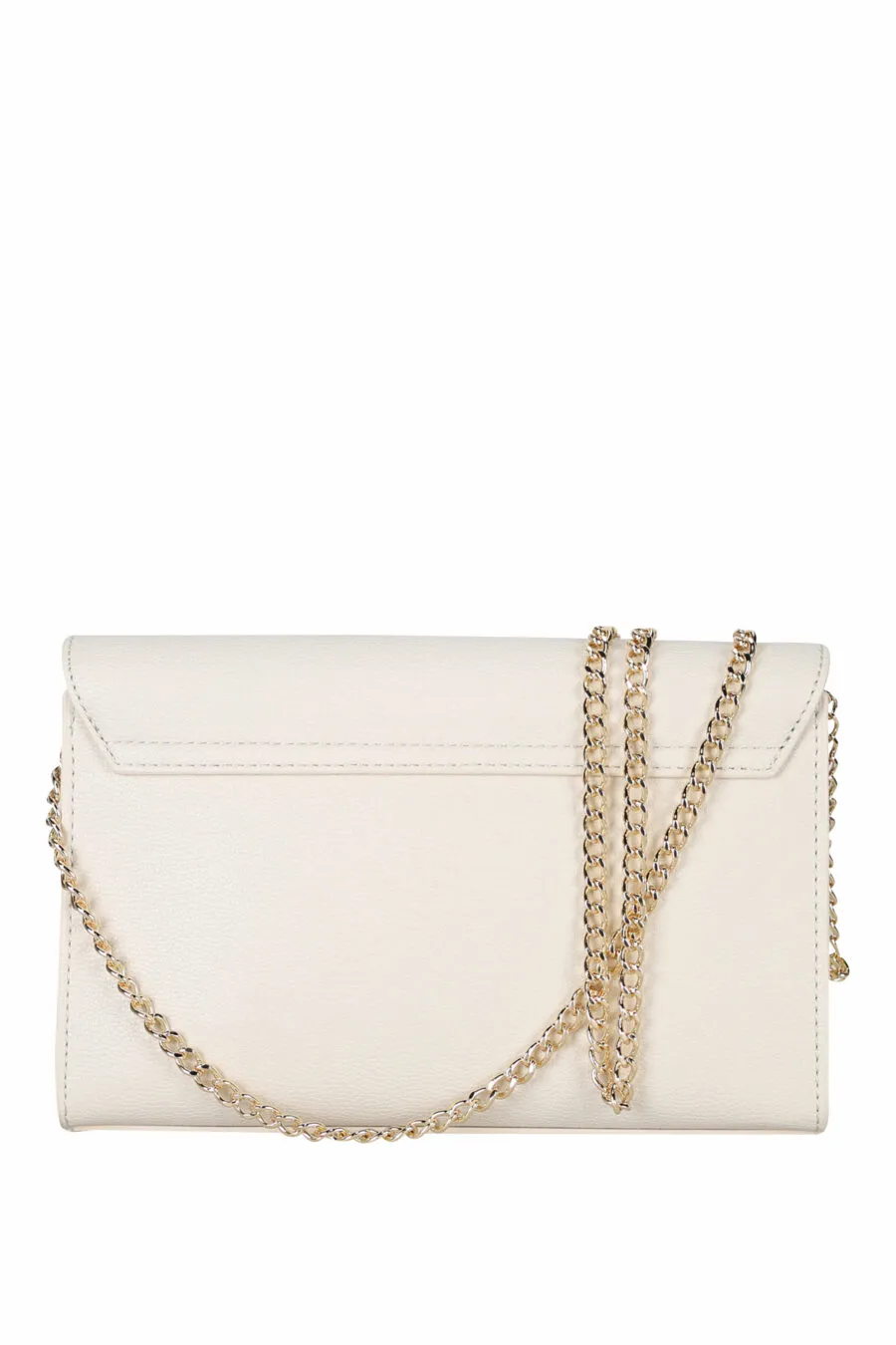 Bolso bandolera beige con maxilogo 