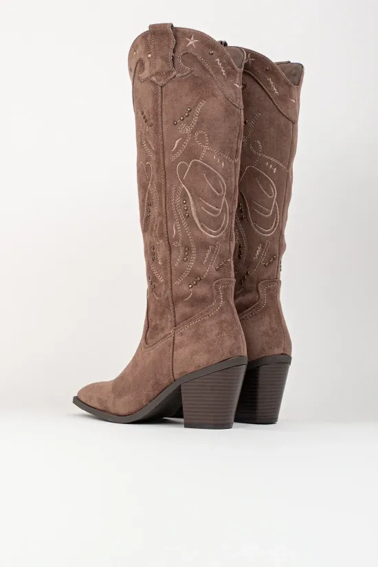 bota cowboy loran - kaki