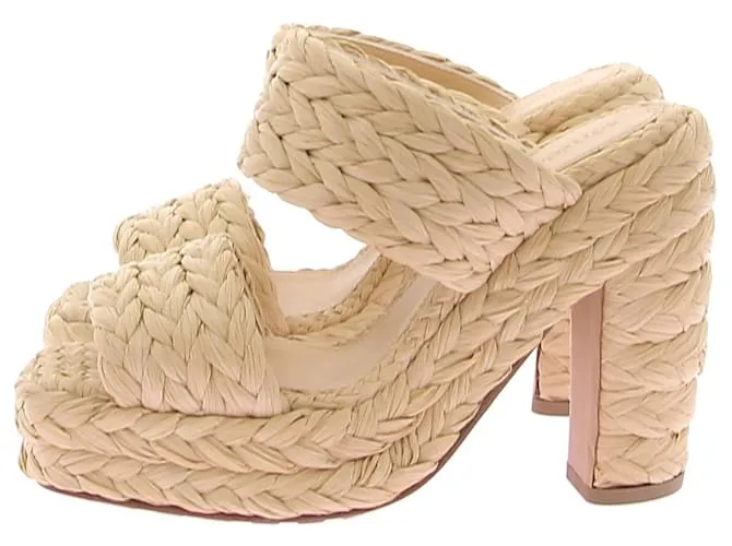 BOTTEGA VENETA Sandalias T.EU 37 Tela Beige 