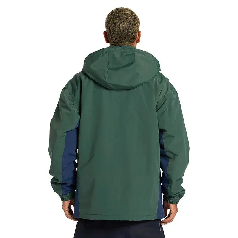 Campera Dc Snow Vista Verde Azul