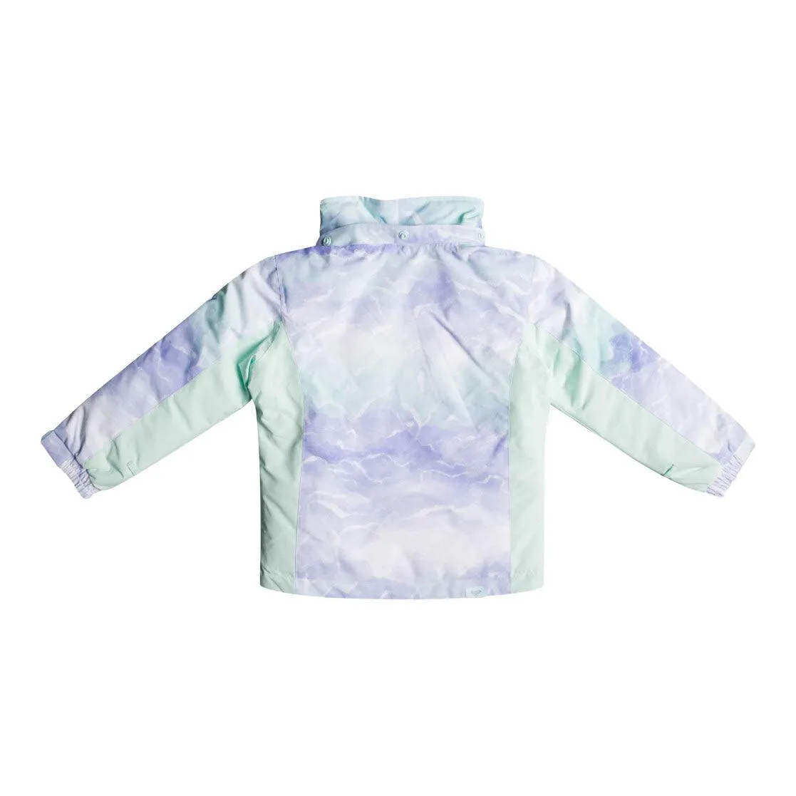 Campera Roxy Snow Snowy Tale Niña Verde Agua