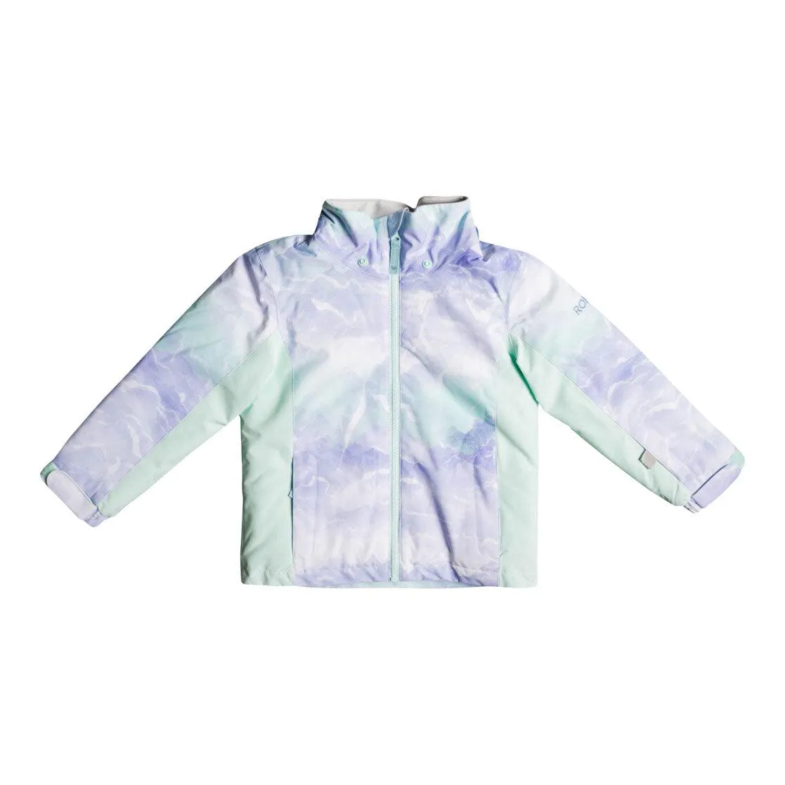 Campera Roxy Snow Snowy Tale Niña Verde Agua