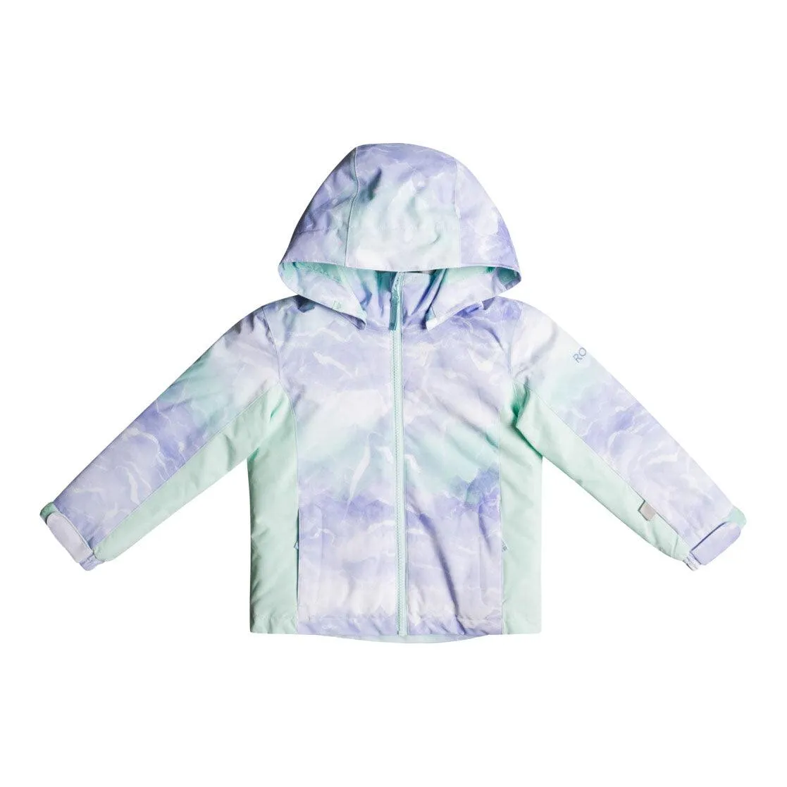 Campera Roxy Snow Snowy Tale Niña Verde Agua