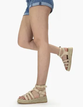 Cangrejera beige yute
