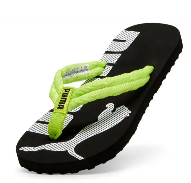 Chanclas Puma Epic Flip v2 Jr Negro/Lima