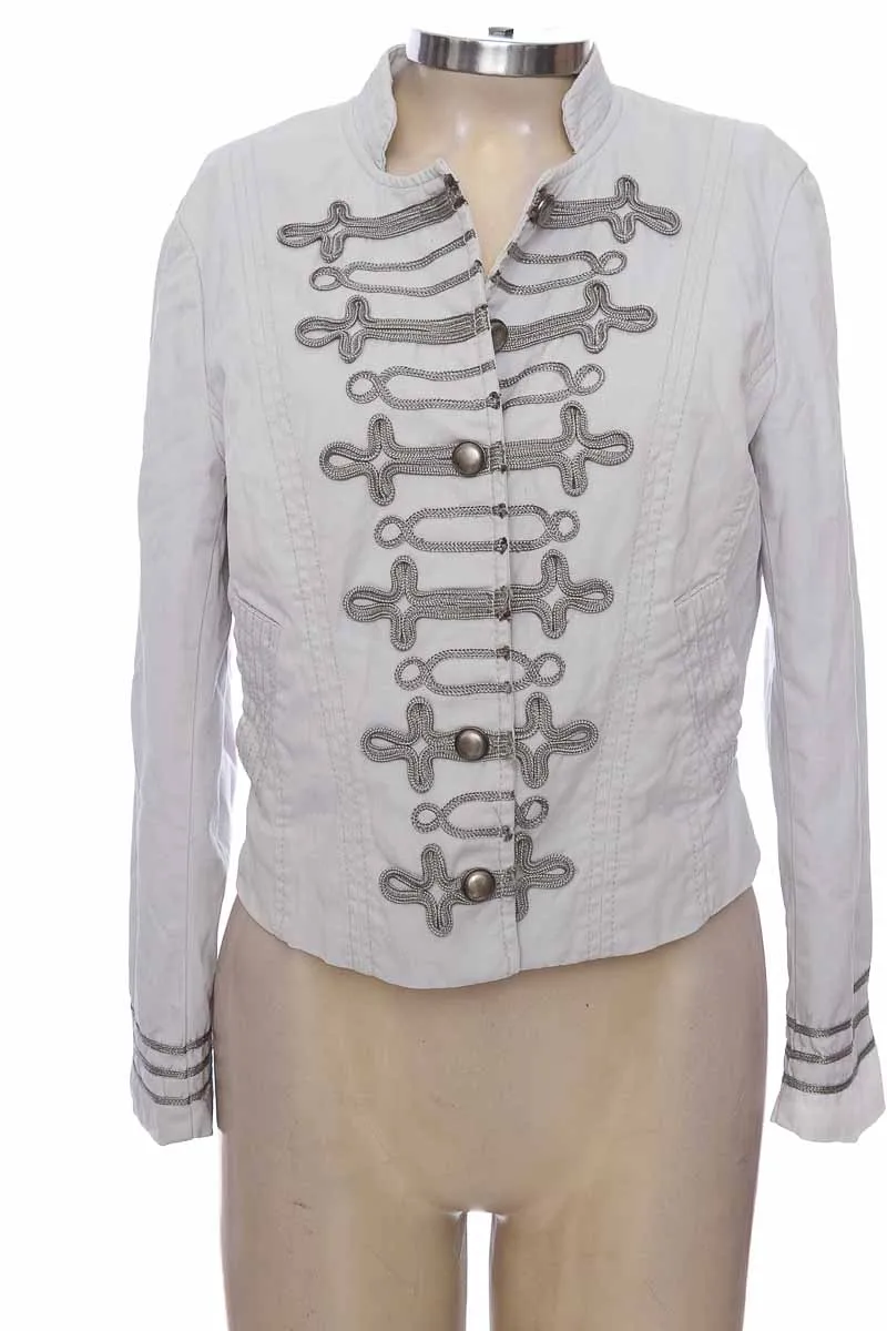Chaqueta / Abrigo color Beige - H&amp;M