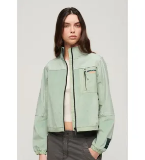 Chaqueta híbrida Trekker verde
