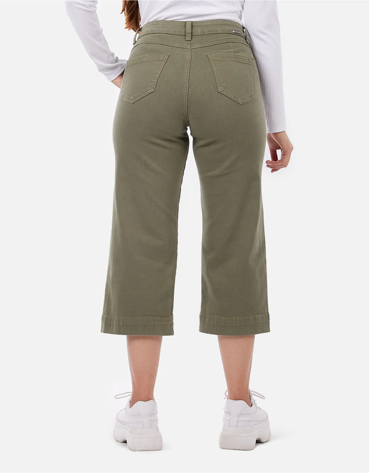 Cropped culotte verde mm