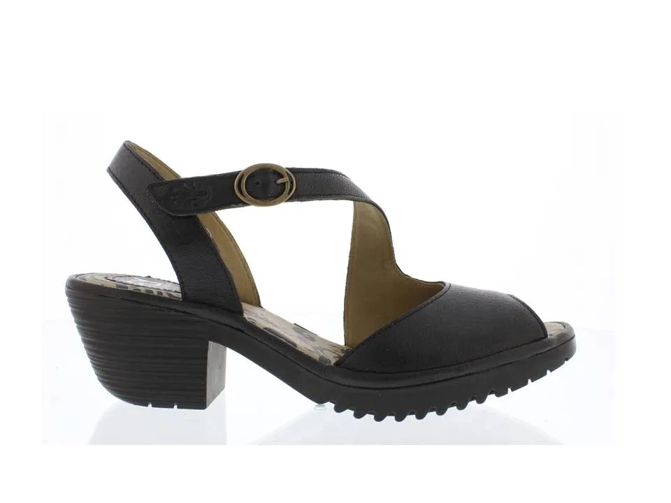 Fly London Wyno – Sandalias Mujer Negro