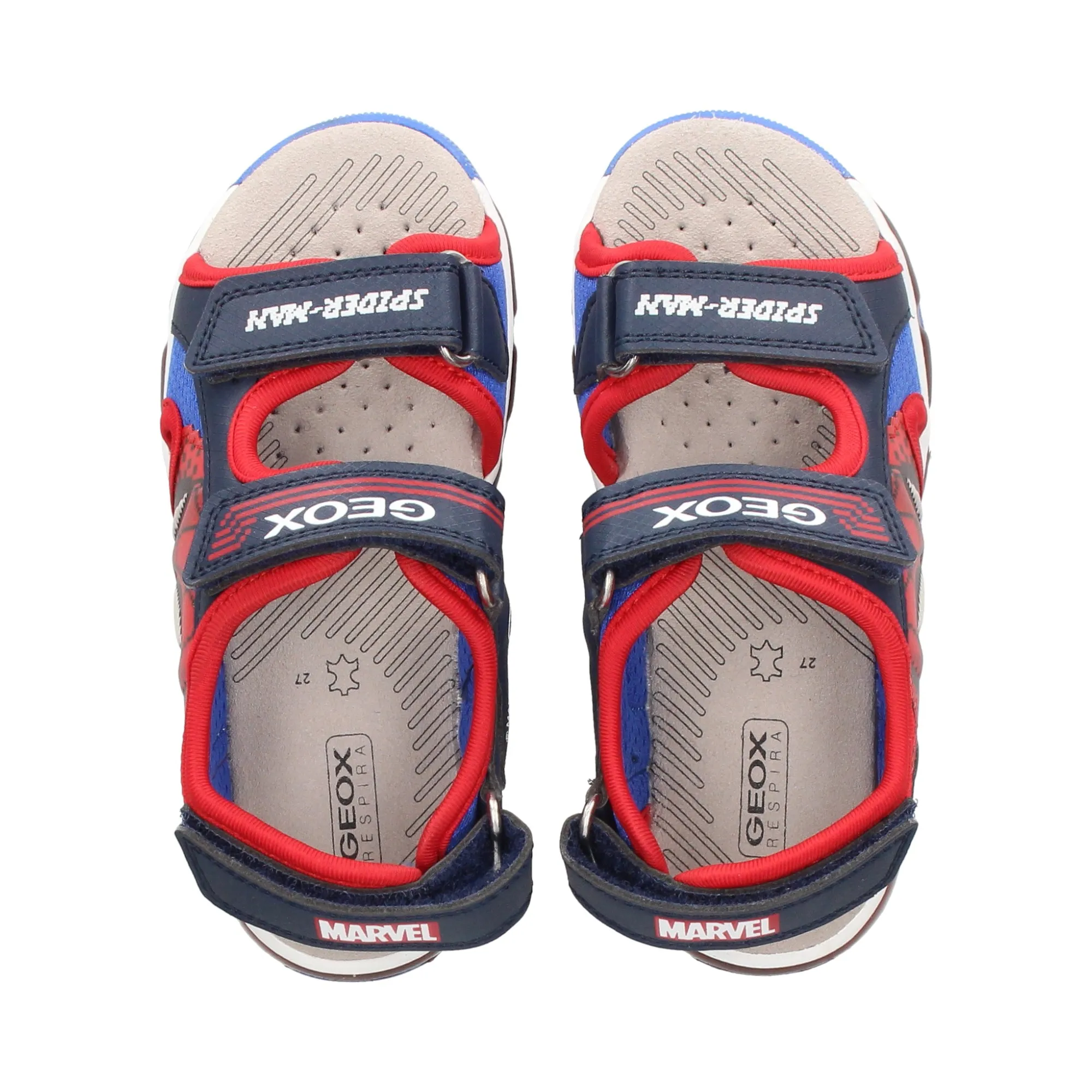 GEOX Sandalias y chanclas de niño C0735 NAVY/RED