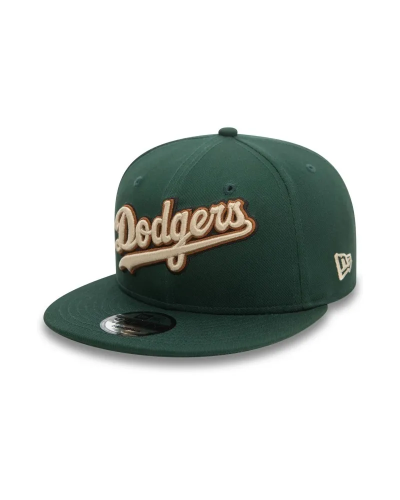 Gorra new era verde dodgers wordmark patch 9fifty losdod