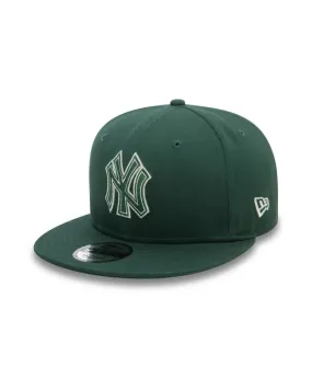 Gorra new era verde yankees metallic outlined 9fifty neyyan