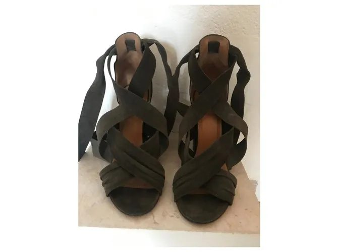 Isabel Marant Sandalias Caqui 