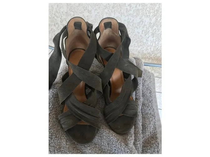 Isabel Marant Sandalias Caqui 