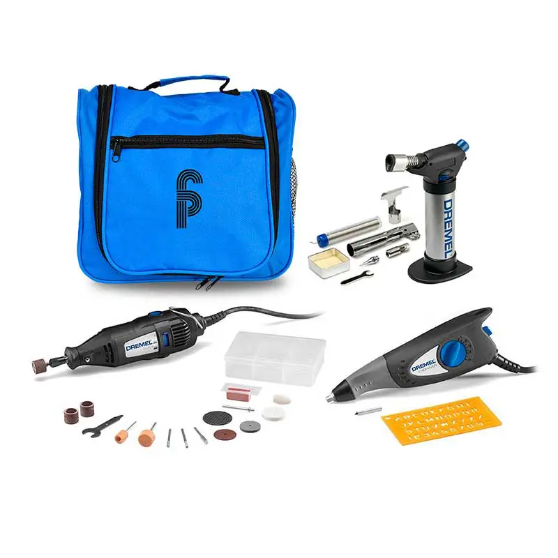 Kit Dremel 200 Series + Grabador + Soplete VersaFlame + Mochila