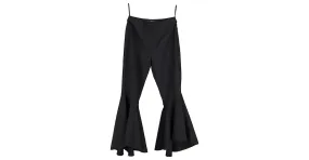 Pantalón acampanado Ellery de poliéster negro 