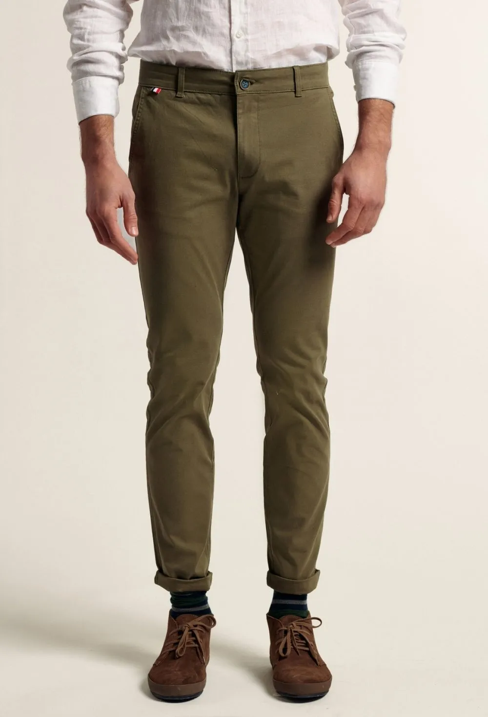 Pantalón chino Valecuatro kaki