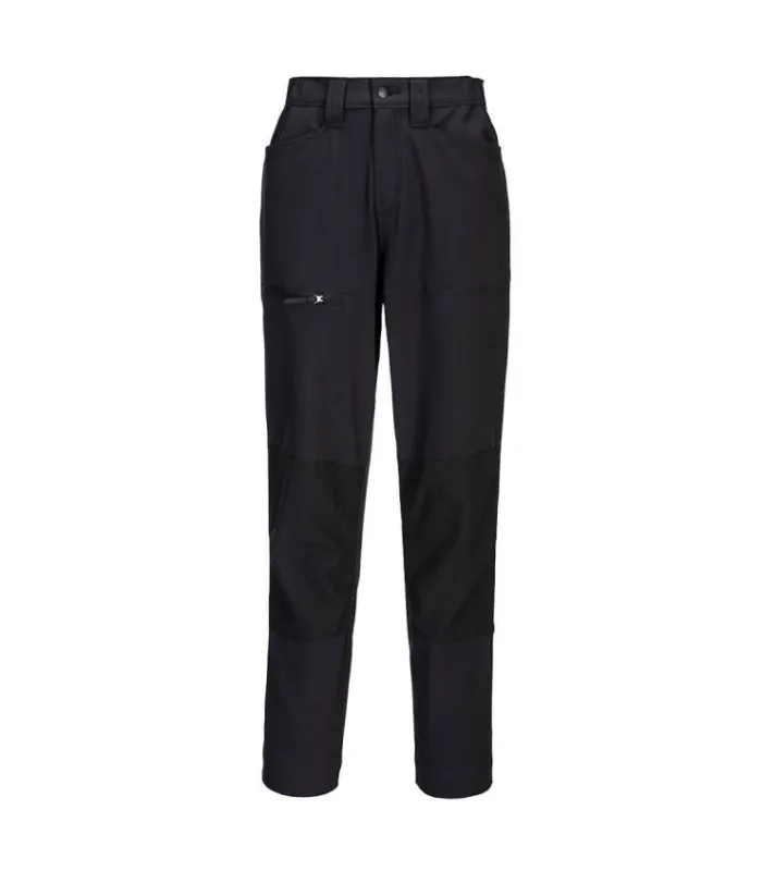 Pantalón de trabajo tejido elástico pernera ajustable, mujer WX2 Stretch PORTWEST CD887