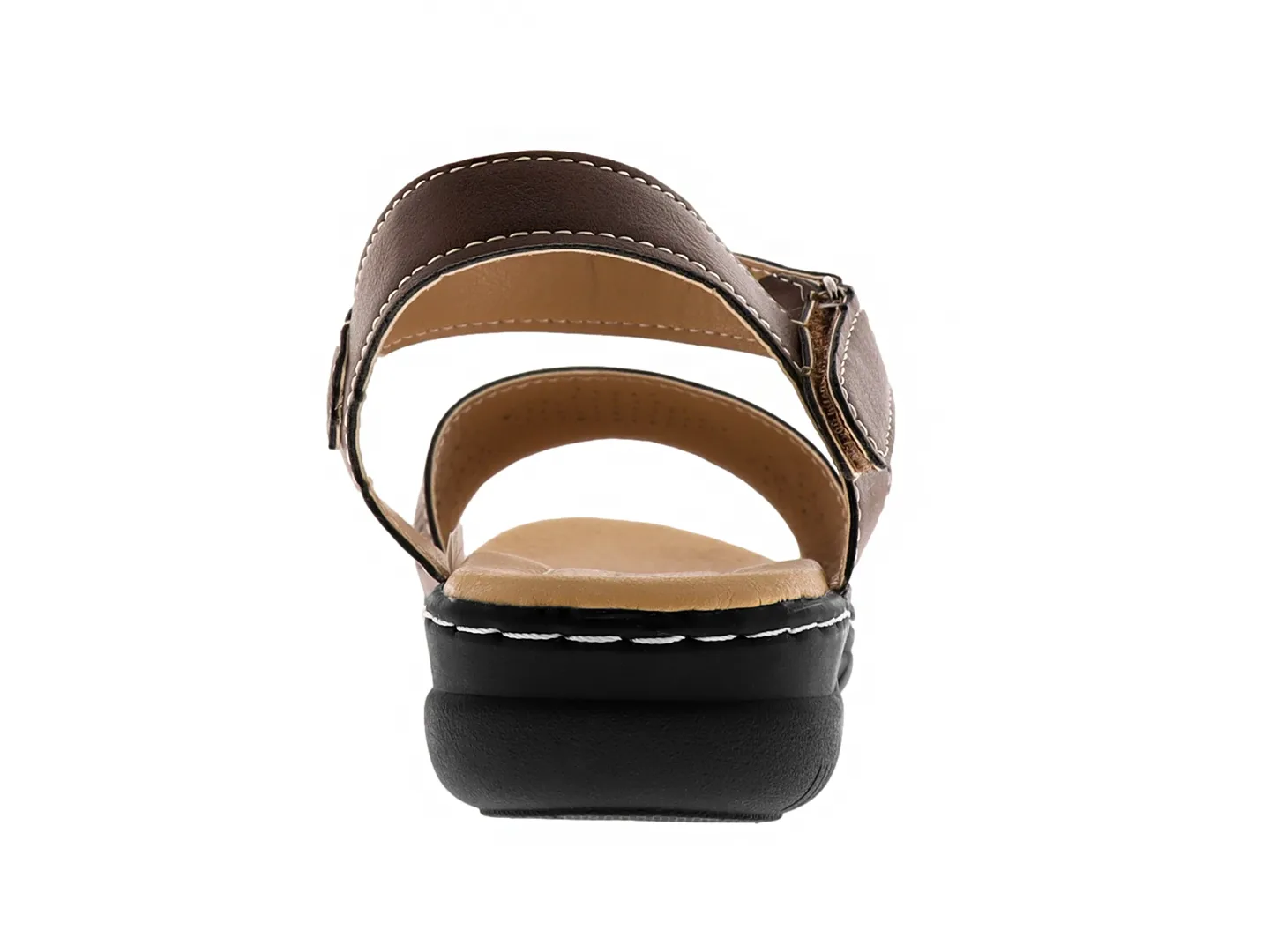 Sandalias Comfort Fit 19642 Café Para Mujer