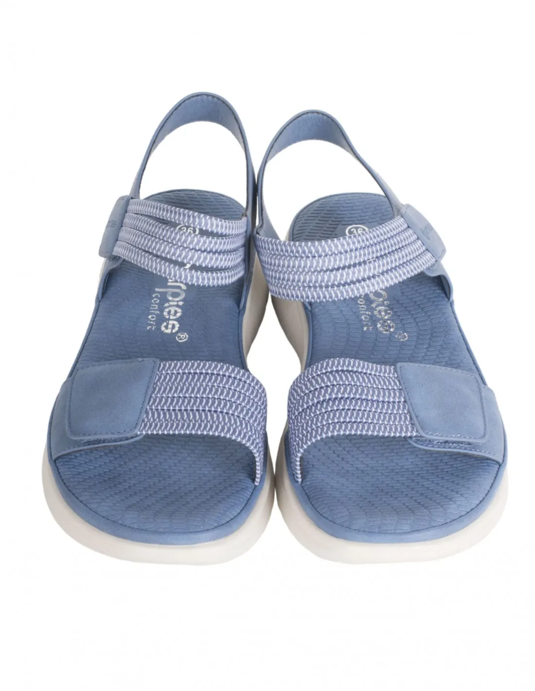 Sandalias Deportivas Velcro Azul AMARPIES