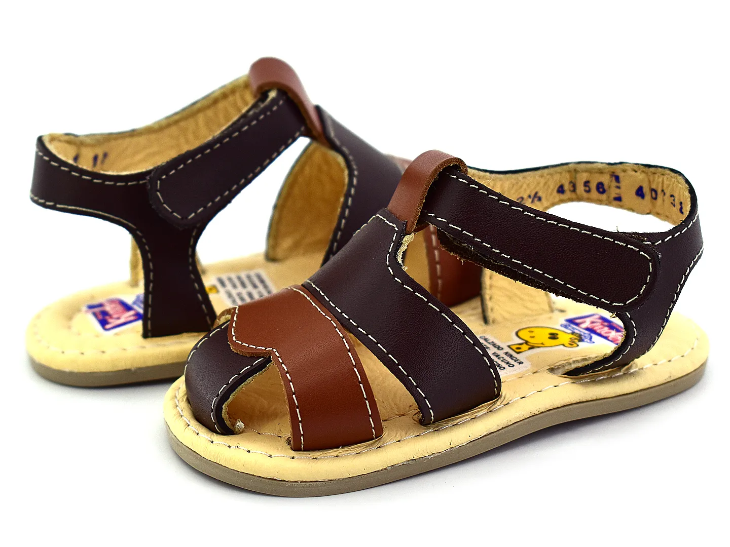 Sandalias Kinder 4356 Cafe Para Bebe