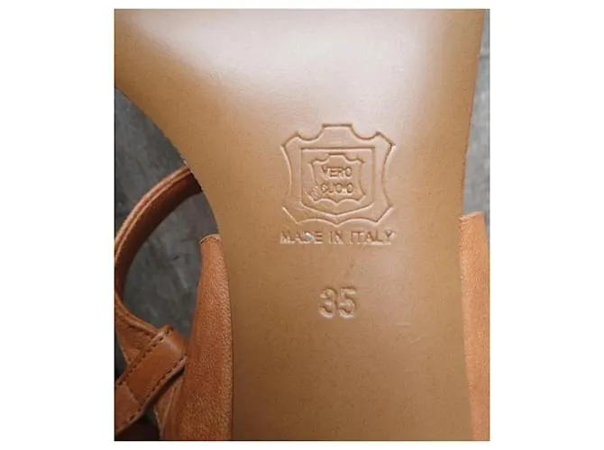 Sandalias Lanvin p 35 Nueva condición Marrón claro 
