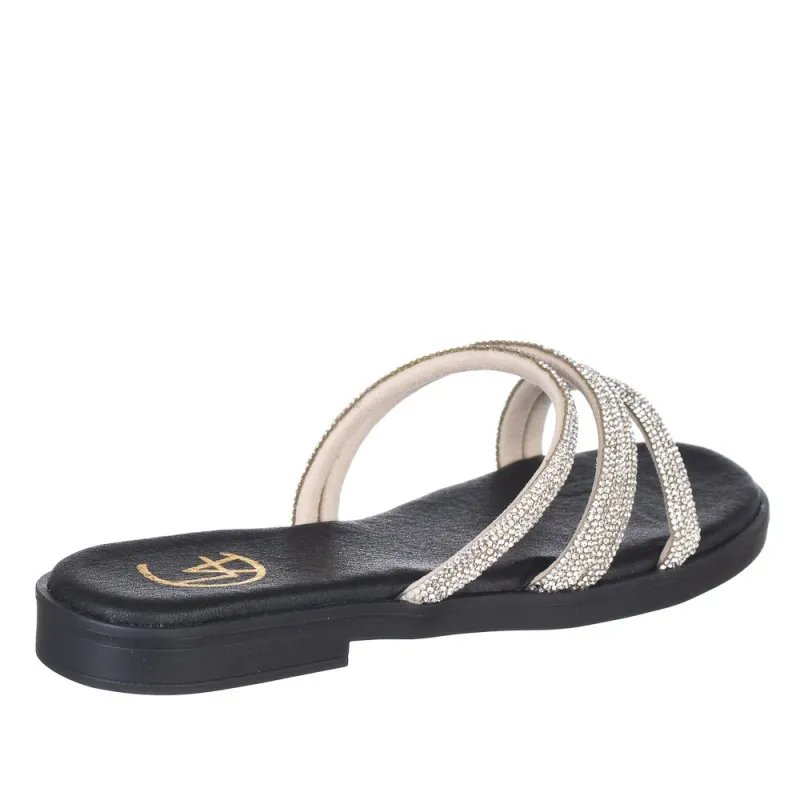 Sandalias Planas Zapp Venus Mujer Plata