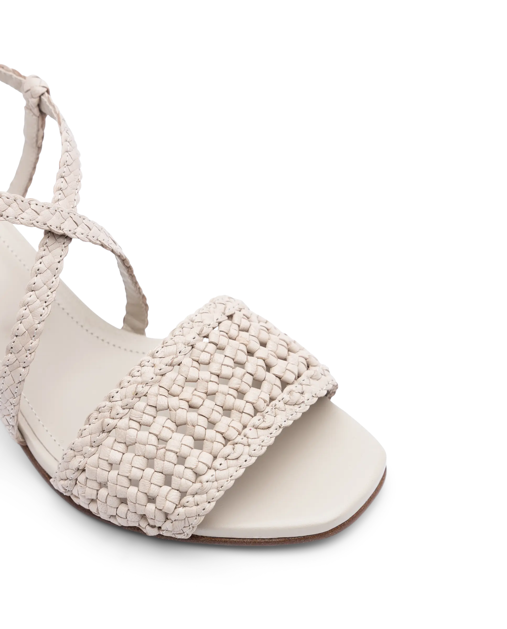 Sandalias Summer Blanco Roto  Trenzadas