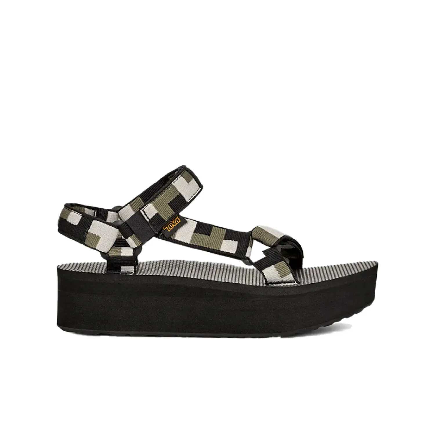 Sandalias Teva Platform Universal - Retro Shapes Black