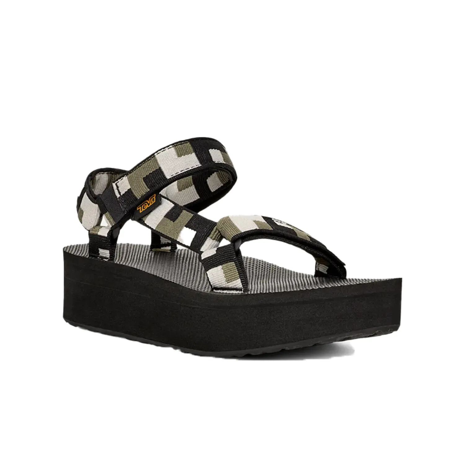 Sandalias Teva Platform Universal - Retro Shapes Black