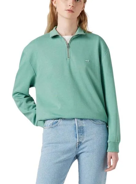 Sudadera Levis Everyday verde para mujer