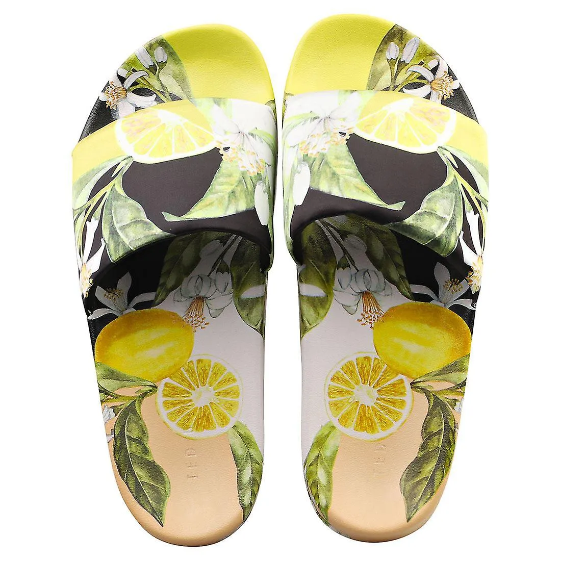 Ted Baker Azzin Sandalias Slide para Mujer en Amarillo