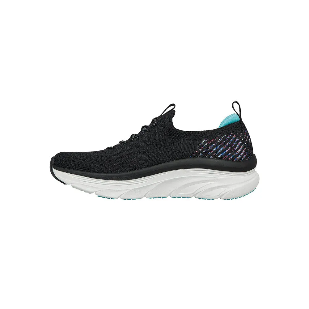 Tenis Mujer Skechers Dlux Walker  Star Stuner - Negro
