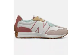 Zapatillas New Balance GS327HG1 Blanco-Rosa-Coral