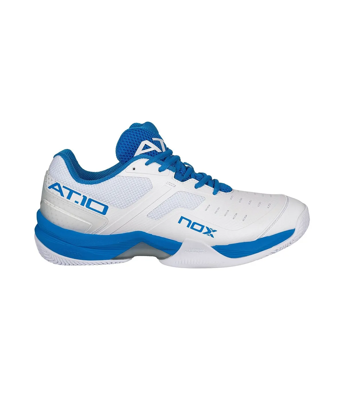 Zapatillas Nox de Padel AT10 Blanco Azul