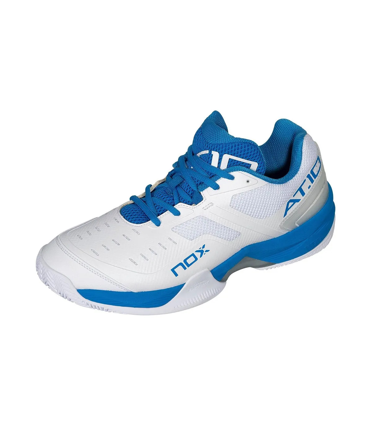 Zapatillas Nox de Padel AT10 Blanco Azul