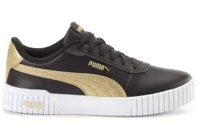 Zapatillas Puma Carina 2.0 Distressed Negro/Dorado